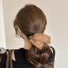 Banda para el cabello cuadrada de alta calidad con sensación de intestino grueso, temperamento femenino, estilo perezoso, coleta baja, cuerda para el cabello, banda de goma elástica alta, cuerda para atar la cabeza