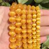Ventas Directas de Fábrica Cuentas Sueltas Ojo de Gato de Colores Redondas Semiacabadas Ojo de Gato Accesorios para Joyería DIY