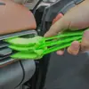 [Personalización OEM] Cepillo Limpiador para Rejilla de Aire Acondicionado de Coche, Herramienta Multifuncional de Tres Hojas para Limpiar Ranuras de Persianas