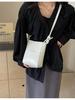 Bolso cruzado para teléfono móvil transfronterizo para mujer, bolso bandolera de estilo coreano, estilo nicho de moda 2025
