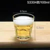 Copo Octogonal de Vidro Temperado, Espessado e Resistente à Temperatura, Adequado para Uso Doméstico e Comercial, Copo Específico para Whisky e Destilados para KTV Bar, Copo de Cerveja