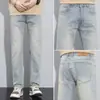 Jeans Delgados de Verano para Hombre, Corte Slim, Casual Rectos Sueltos Largos, Estilo Versátil de Moda 2026