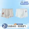 Ropa interior para niños de 10 a 15 años, calzoncillos bóxer tipo A de seda helada para bebé, estilo fino de verano para niños y bebés