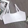 Ropa interior tipo chaleco sujetador de color liso estilo coreano para estudiantes de secundaria Qiao Maner 9063 Chicas de preparatoria
