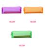Fabricantes de Yiwu estojo de lápis de PVC criativo de cor sólida caixa de papelaria quadrada transparente casual bolsa de material escolar para estudante logotipo personalizado