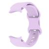 Para Samsung Galaxy Watch6/5/4 Correa de Silicona Hebilla de Mariposa Color Sólido 20mm Silicona Color Sólido