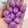 22x23mm Pedra Retro Bicolor Jade Sintético Irregular Contas Moldadas Pulseira DIY Corrente de Celular Material para Bolsa Tecida
