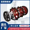 Roda dentada Raspadora Roda dentada de Corrente de Transporte Montagem de Roda Dentada Aço Carbono Elevador de Balde Roda Dentada de Mineração Seis Dentes Roda Dentada de Aço Manganês