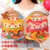 1 de junio Bolsa con Cierre de Caricatura Infantil Copo de Nieve Dulce Crujiente Bolsa para Empaque de Bocadillo Souvenir Bolsa Selladora para Regalo de Galletas