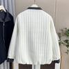 Chaqueta de Algodón Gruesa de Moda Coreana Nueva para Otoño e Invierno 2025 para Mujeres de Tallas Grandes, Abrigo Cálido 8757