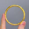 Vietnamita Areia Ouro Auspicioso Nuvem Padrão Pulseira Chinês Método Antigo Herança Pulseira Sólida Versátil Moda Casal Estilo Mão Jóias Atacado