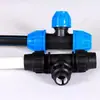 Accesorios para tuberías de agua de PE conector rápido para reparación de tuberías de agua potable T de fábrica directo sin instalación de termofusión conveniencia