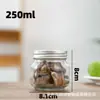 Frasco sellado de aluminio con tapa redonda cuadrada 150-1000 botella de miel botella de vidrio crema guiling para ungüentos crema de pera de otoño botella vacía