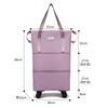 Bolsa de Viaje Universal con Ruedas para Mujer, Bolsa de Equipaje de Gran Capacidad, Ligera y Plegable, Maleta Trolley de Almacenamiento con Polea, Bolsa de Equipaje Facturado