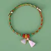 Set de Pulseras Zongzi del Festival del Bote del Dragón, Estilo Étnico Hecho a Mano DIY Festival Unisex Cuerda Colorida Mayoreo