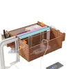 Estante de Almacenamiento para Mesita de Noche sin Taladro para Dormitorio Estudiantil Cesta Colgante para Mesita de Noche Habitación de Dormitorio Almacenamiento para Snacks, Servilletas, Cargador