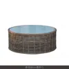 Sofá de Exterior, Cama de Ocio para Exteriores, Silla de Ratán, Sofá de Ratán Impermeable para Patio Exterior de Villa de Jardín Creativa