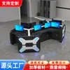 Consola de Control de Monitoreo Personalizada de Fábrica, Consola de Centro de Comando de Doble Enlace de Seguridad, Consola de Control Triangular, Sala de Monitoreo Sala de Reuniones