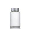 Atacado de fábrica frasco cápsula transparente fosco frasco selado farmacêutico grau alimentício frasco de vidro medicinal produtos para cuidados com a saúde engarrafados
