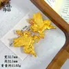 Joia Banhada a Ouro com Pingente de Cavalo Alado Cravejado de Diamantes, Corrente de Suéter com Cavalo do Zodíaco em Ouro Imitado, Mesmo Estilo da Loja de Ouro