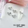 Liga para Unhas Artísticas Laço Popular Decorações de Unha Super Brilhantes Unhas Usáveis Estilo Francês Fita Borboleta Acessórios para Unhas