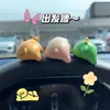 Enfeites de carro de animais personalizados, pequenos enfeites de resina, criativos para o console central do carro, personalização de fabricante original