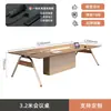 Mesa de Conferência para Escritório Mesa Longa Simples Moderna para Escritório Retangular Mesa de Conferência Recepção Negociação Conjunto de Mesa e Cadeira