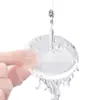 Esponja de Silicone Transparente em Gel para Pó Air Cushion Maquiagem Corpo Loção BB Cream Esponja de Pó Uso Úmido e Seco, Sem Pó