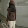 Suéteres de otoño e invierno para niñas 2026 nuevo estilo coreano dulce suéteres de invierno para niñas mayores, ropa interior para niños de talla mediana y grande