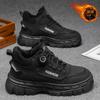 Zapatos de Hombre Otoño 2025 Nuevas Botas de Caña Alta Estilo Británico Retro Suela Gruesa Zapatos de Trabajo Botines Casuales