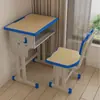 Escritorios Ajustables con Manivela Personalizados para Abdominales para Salones de Clase Escolares, Escritorios de Plástico para Estudiantes sin Instalación, Escritorios y Sillas de Madera Maciza