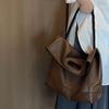 Bolso Tote Shengmi de Cuero Suave de Gran Capacidad para Mujer, Nuevo, Simple, para Ir al Trabajo, Simple, Grande, para Estudiantes, para Clases, de Hombro, Cruzado