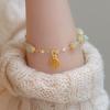 Diseño Hotan Yuxing Pulsera de Campana de Estrella Pulsera de Alto Sentido Nueva para Mujer Pulsera de Lujo Ligero Hanfu con Campana para Mujer