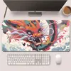 Mouse Pad Waves Longteng Grande e Espesso para Teclado de Computador de Jogo Base Antiderrapante Fonte Transfronteiriça Computador Escritório