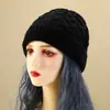 Gorros de Lana Tejidos Transfronterizos, Gorros Cálidos Trenzados, Gorros de Punto para Hombre, Gorros Puntiagudos para Mujer, Gorros de Pareja Europeos y Americanos