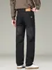 Ropa de Hombre Fengshe / 2026 Otoño-Invierno Nuevo Vaqueros de Negocios Gruesos Elásticos de Pierna Recta Estrecha Pierna Ancha