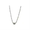 Collar de Perlas con Mariposa Dulce y Etéreo para Mujer ~ Cadena de Clavícula de Perla de Cristal con Temática de Bosque Estilo Ins Joyería
