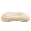 Fronha de Silicone Formato Jujuba, Não Amassa, Algodão Lavável Doméstico, Lavável à Máquina, Núcleo de Travesseiro Portátil, Proteção para o Pescoço, Proteção da Coluna Cervical Infantil