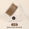 Cuerda Redonda Encerada en Caja para Manualidades Tejido a Mano Cuerda para Collar Cordón No Descolorante Cuerda de Cera para Pulsera Cadena para Colgar