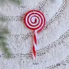 Caramelo Navideño Acrílico Plástico Infantil Caramelo Paleta Bastón de Caramelo Decorativo DIY Azúcar Decorativo Árbol de Navidad Colgante de Azúcar Decorativo