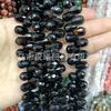Gota de agua cuentas sueltas superficie de corte ágata agujero horizontal cuentas de gota de agua pulsera DIY collar accesorios de joyería productos semiacabados venta al por mayor