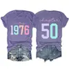 Capítulo 50 vintage 1976 Amazon Wish sitio independiente moderna y cómoda camiseta de mujer de cuello redondo y manga corta