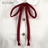Uniforme Jk Japonés Foto de Graduación Estilo Universitario Corbata sin Lazo Corbata Floral Cuerda para Corbata Pajarita Estudiante Femenina Uniforme Escolar