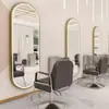 Espejo de belleza iluminado simple, espejo LED de cuerpo entero específico para salón, espejo de tocador de pared para corte de pelo y peinado de celebridades de internet