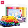 Lápices de Colores Deli 7073 Lápices de Dibujo Borrables para Estudiantes Niños Lápices de Colores Dibujados a Mano con Punta de Borrador