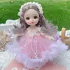 Boneca Princesa Barbie 17cm Saia Grande Boneca Menina Brinquedo Jardim de Infância Presente Dia das Crianças