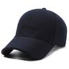 Boné de beisebol masculino Four Seasons Casual boné simples de pico ao ar livre de meia-idade e idosos chapéu de carta bordado à prova de sol