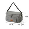 Venta Caliente Transfronteriza Picnic al Aire Libre Paquete de Hielo Lonchera Aislada para Llevar Lámina de Aluminio Engrosada Bolsa Aislante Simple Paquete de Hielo para Conservar la Frescura