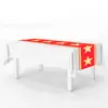 Zc021 Bandeira de Mesa de Filme Toalha de Mesa Festa Tema Feriado Casa Sala de Estar Mesa Decoração Festa Estrela