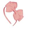 Amazon Diadema de Color Sólido con Lazo para Niñas Diadema de Poliéster Acanalado Accesorios para el Cabello Lindos y Versátiles